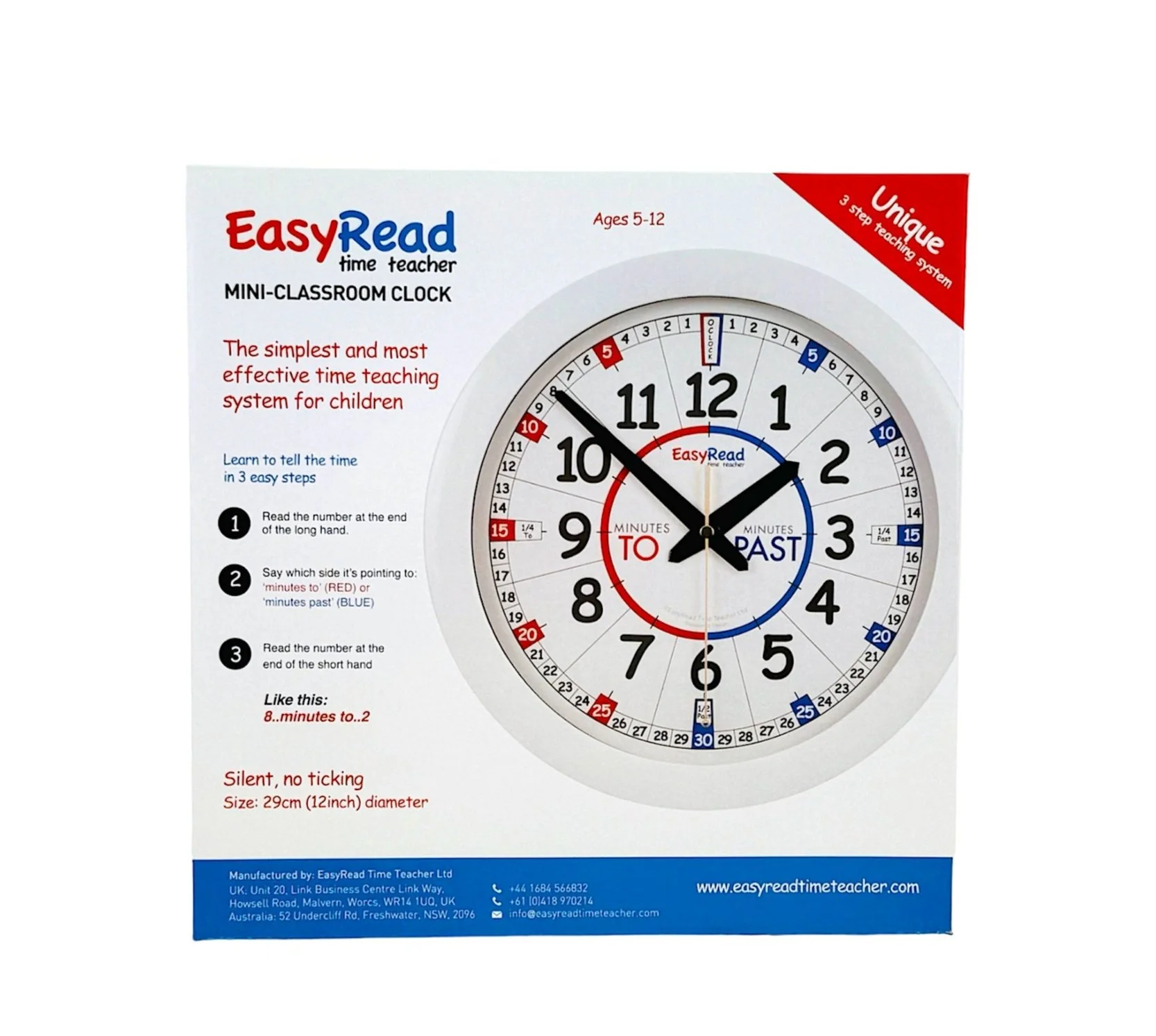 EasyRead Wall Clock - Image 4