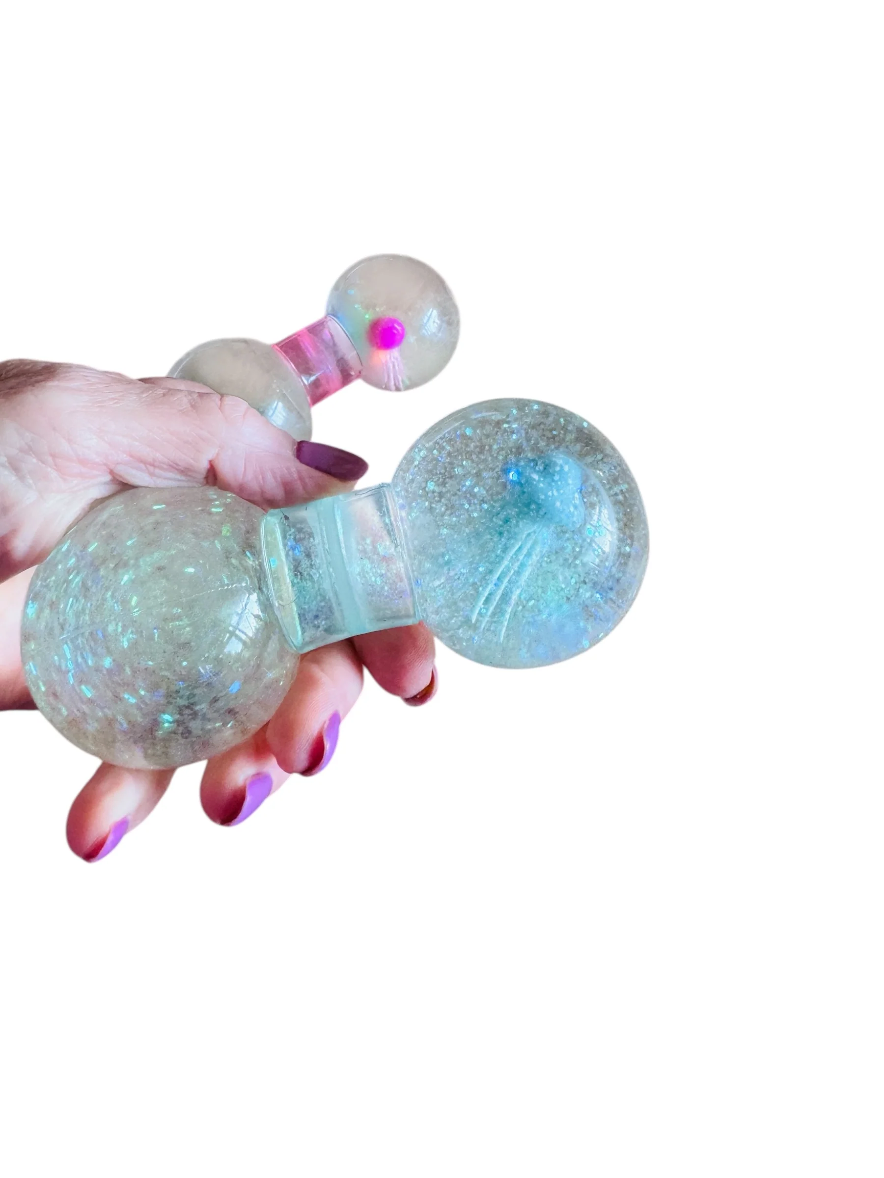 Smooshos Squishy Dumbbell - Jellyfish - Image 3