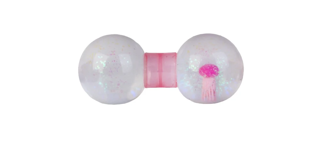 Smooshos Squishy Dumbbell - Jellyfish - Image 4