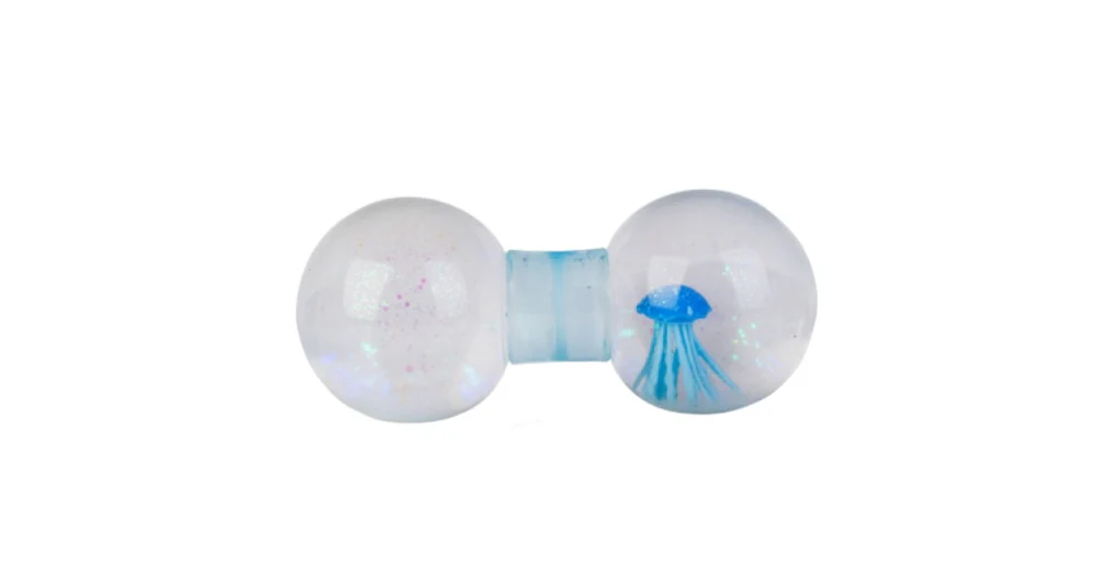 Smooshos Squishy Dumbbell - Jellyfish - Image 6