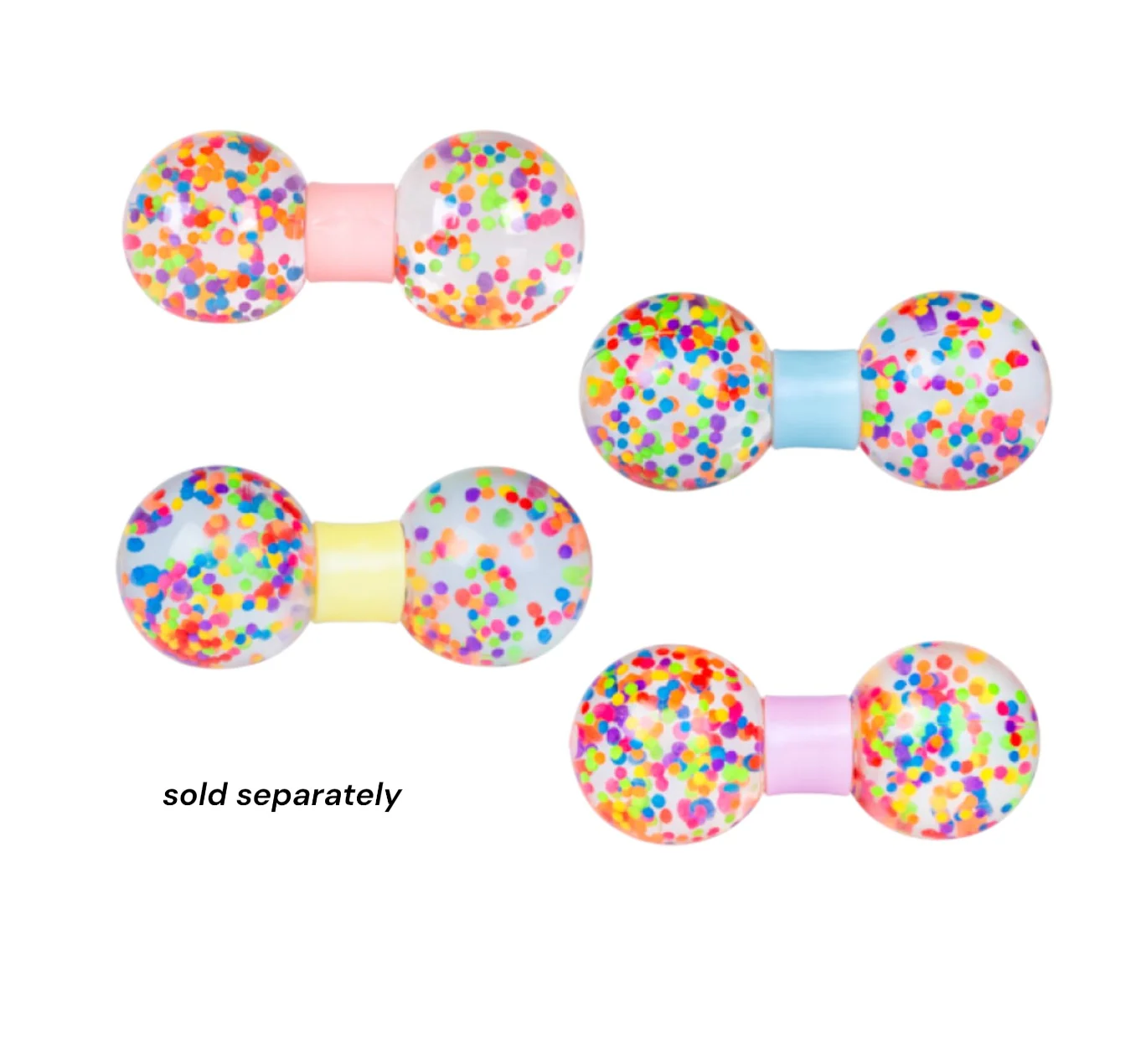 Smooshos Squishy Dumbbell - Beads - Image 3