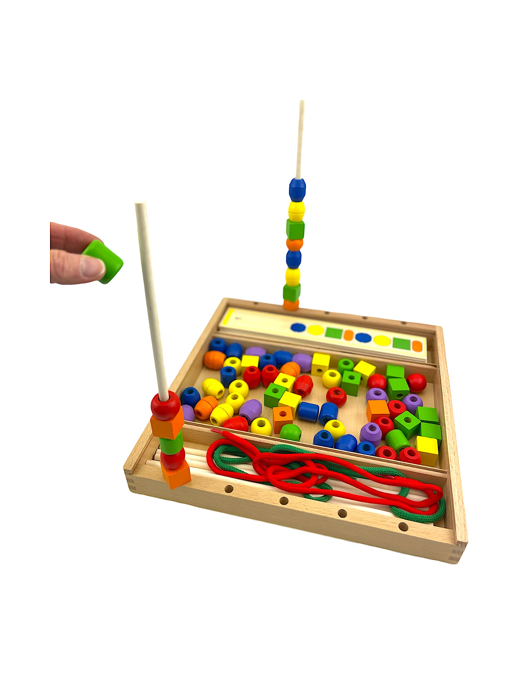 VIGA Beads Sequence Wooden Set - Image 4